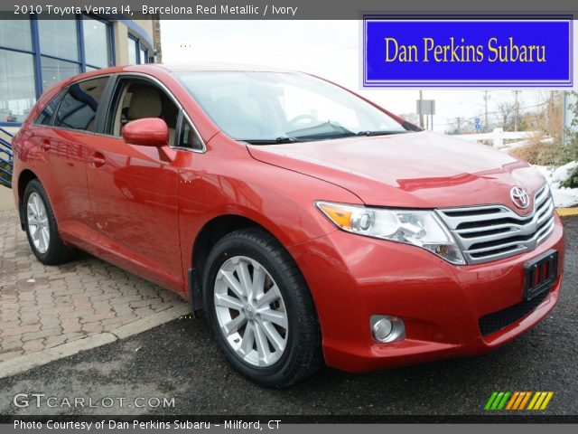 2010 Toyota Venza I4 in Barcelona Red Metallic