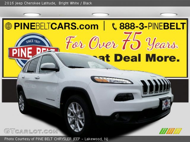 2016 Jeep Cherokee Latitude in Bright White