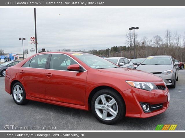 2012 Toyota Camry SE in Barcelona Red Metallic