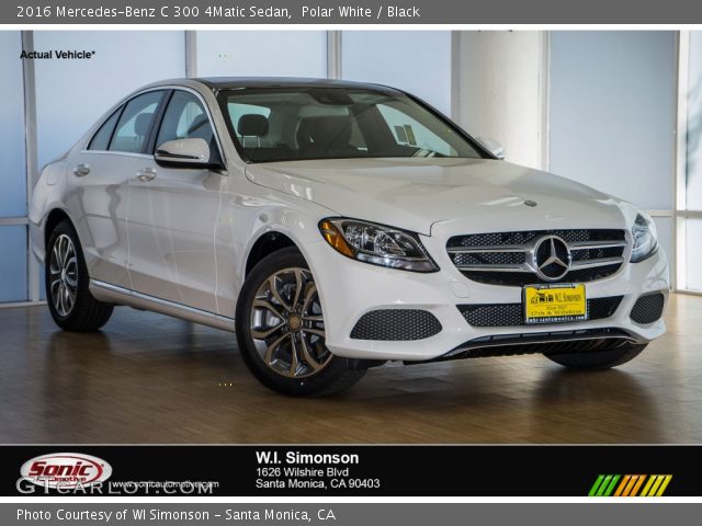 2016 Mercedes-Benz C 300 4Matic Sedan in Polar White