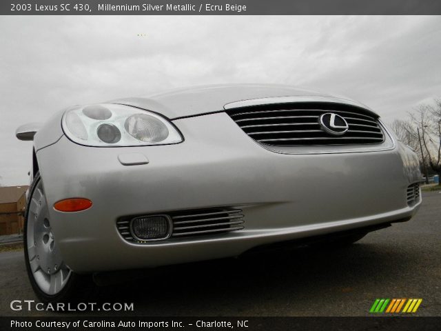 2003 Lexus SC 430 in Millennium Silver Metallic