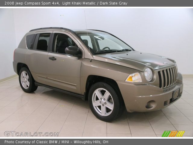 2008 Jeep Compass Sport 4x4 in Light Khaki Metallic