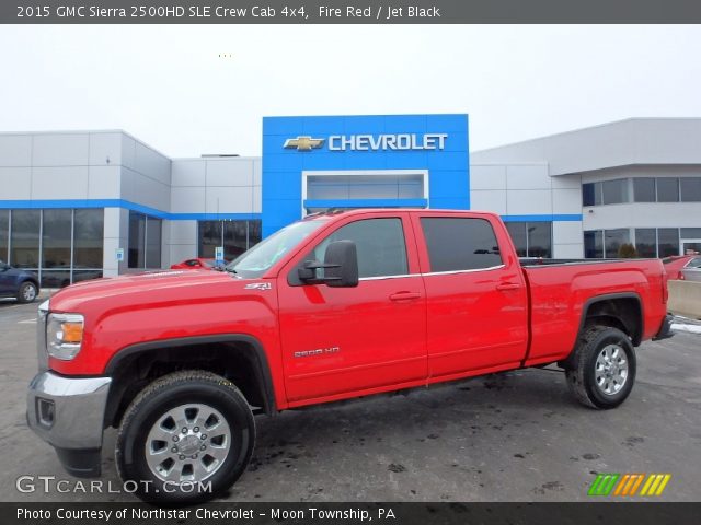 2015 GMC Sierra 2500HD SLE Crew Cab 4x4 in Fire Red