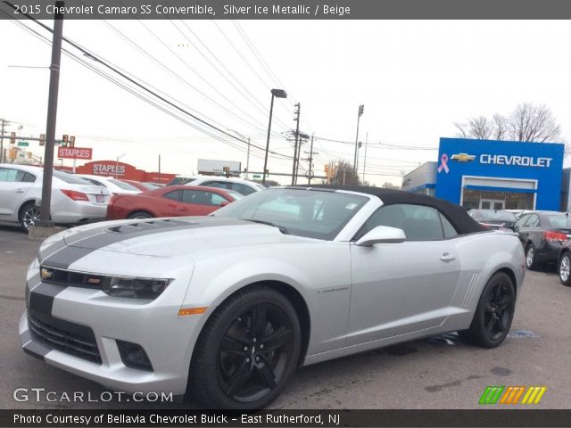 2015 Chevrolet Camaro SS Convertible in Silver Ice Metallic