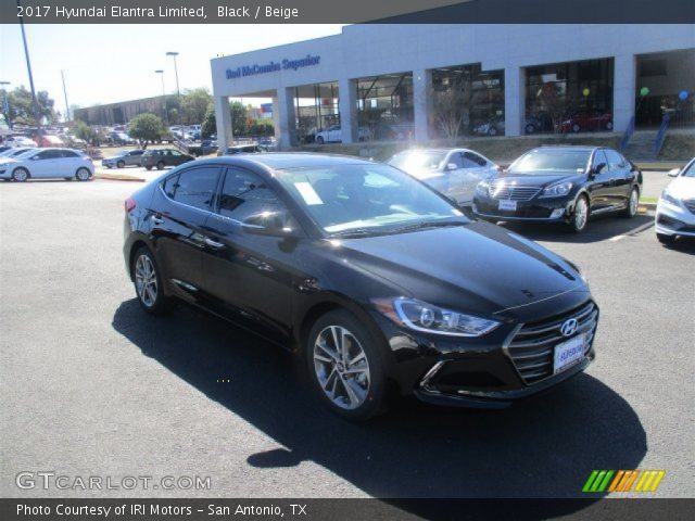 2017 Hyundai Elantra Limited in Black