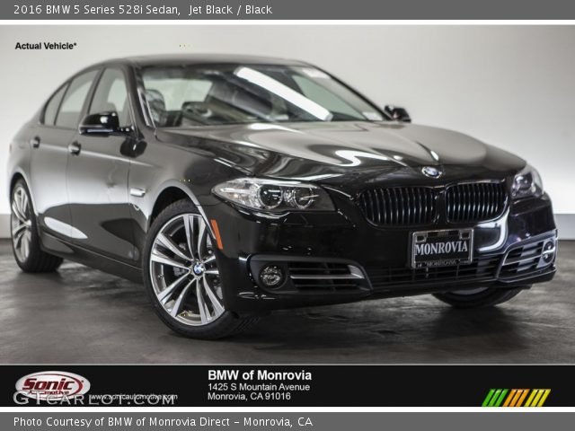 2016 BMW 5 Series 528i Sedan in Jet Black