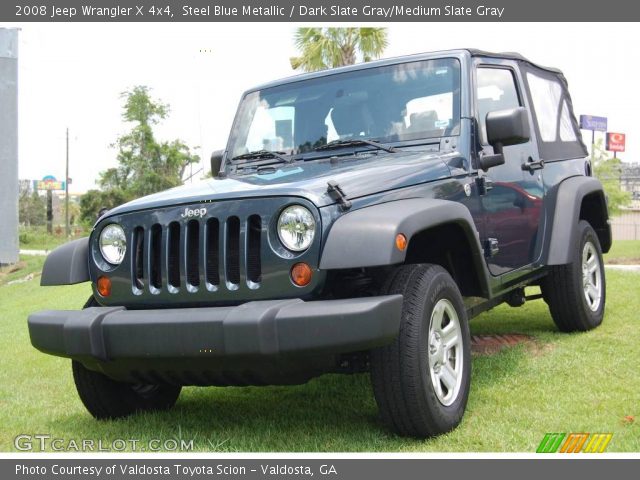 2008 Jeep Wrangler X 4x4 in Steel Blue Metallic