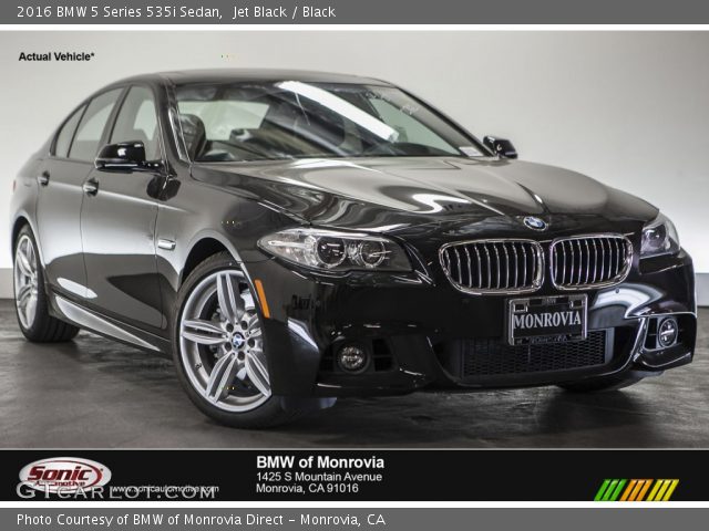 2016 BMW 5 Series 535i Sedan in Jet Black