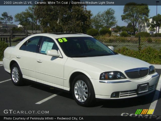 2003 Lincoln LS V6 in Ceramic White Tri Coat