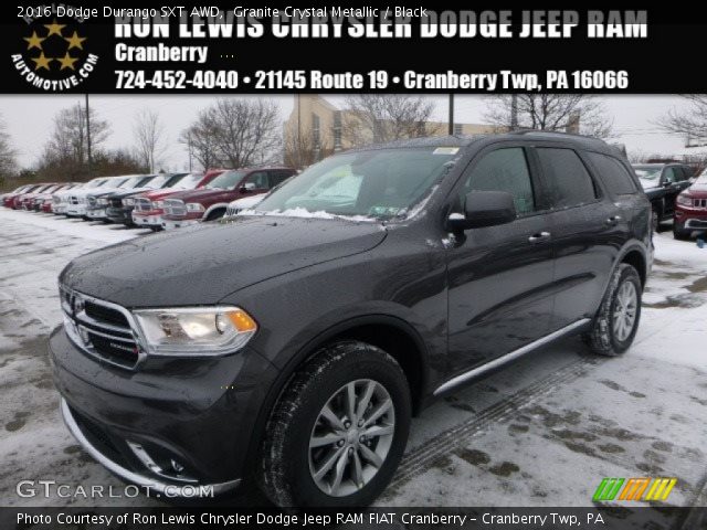 2016 Dodge Durango SXT AWD in Granite Crystal Metallic