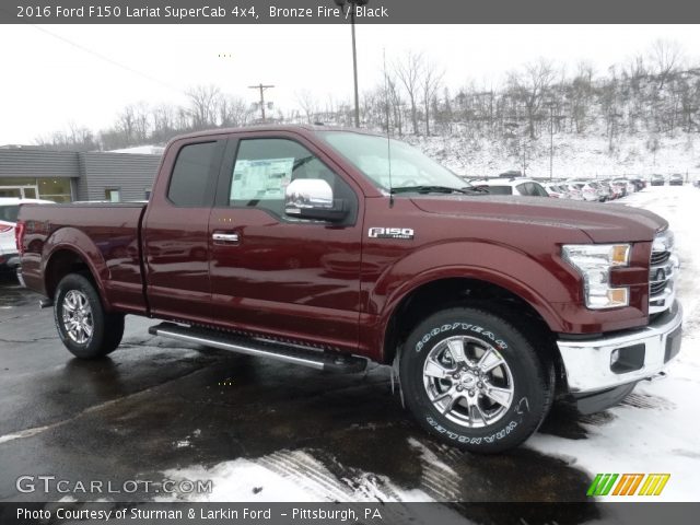 2016 Ford F150 Lariat SuperCab 4x4 in Bronze Fire