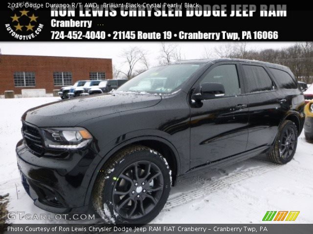 2016 Dodge Durango R/T AWD in Brilliant Black Crystal Pearl
