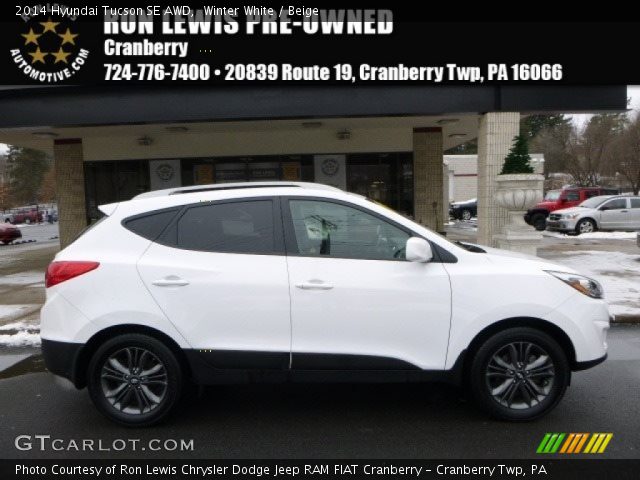 2014 Hyundai Tucson SE AWD in Winter White