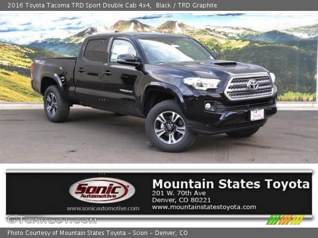 2016 Toyota Tacoma TRD Sport Double Cab 4x4 in Black