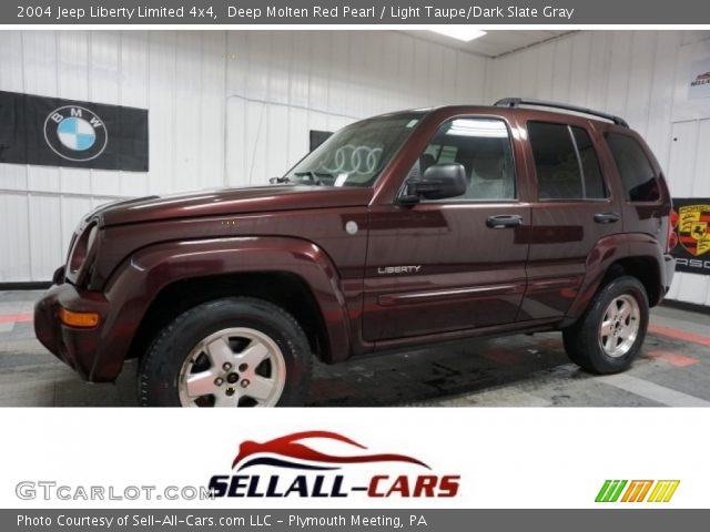 2004 Jeep Liberty Limited 4x4 in Deep Molten Red Pearl