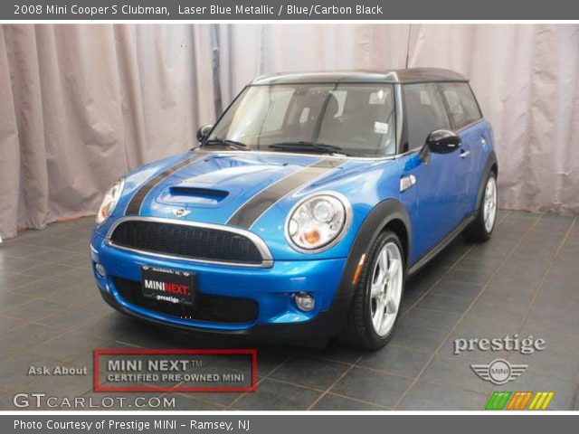 2008 Mini Cooper S Clubman in Laser Blue Metallic