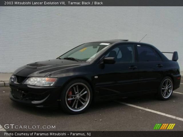 2003 Mitsubishi Lancer Evolution VIII in Tarmac Black