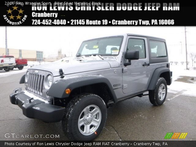 2016 Jeep Wrangler Sport in Billet Silver Metallic