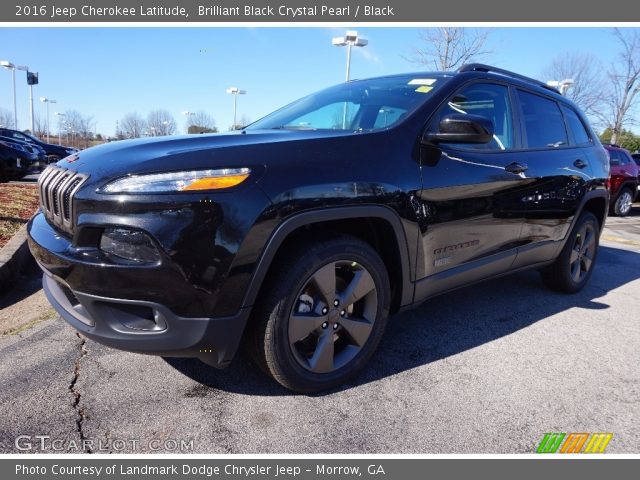 2016 Jeep Cherokee Latitude in Brilliant Black Crystal Pearl