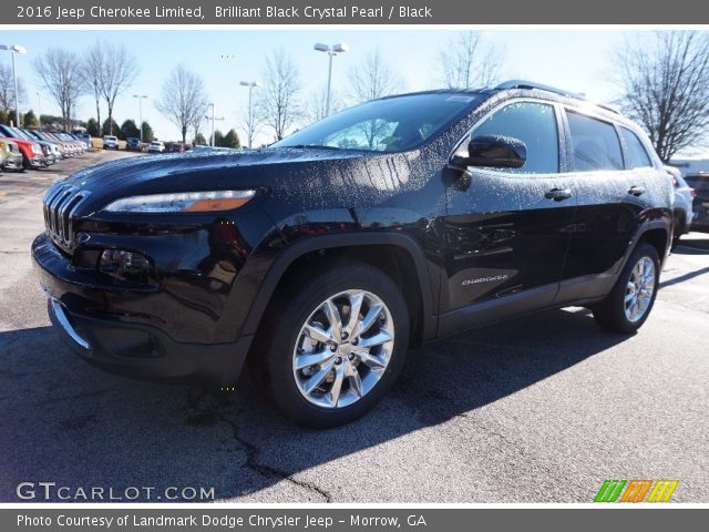 2016 Jeep Cherokee Limited in Brilliant Black Crystal Pearl