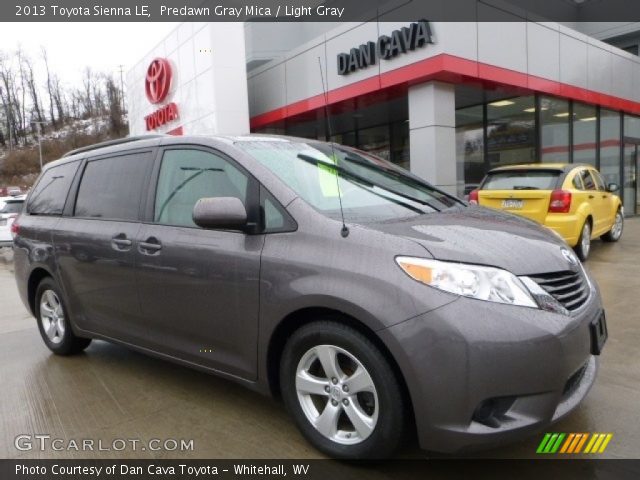 2013 Toyota Sienna LE in Predawn Gray Mica