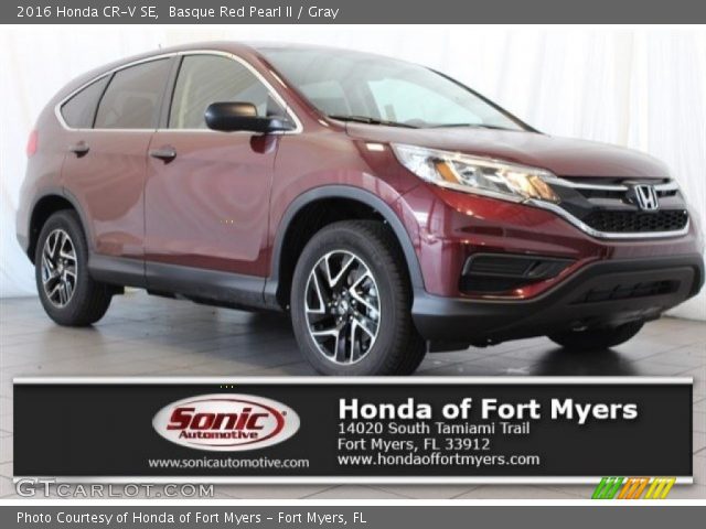 2016 Honda CR-V SE in Basque Red Pearl II