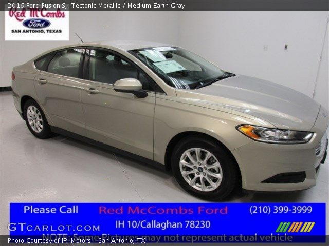 2016 Ford Fusion S in Tectonic Metallic