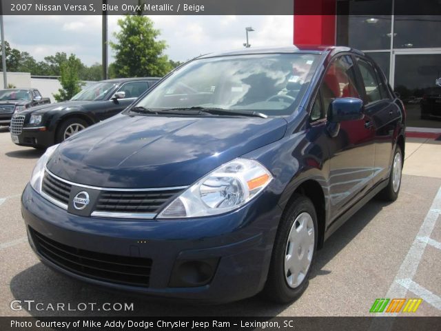 2007 Nissan Versa S in Blue Onyx Metallic