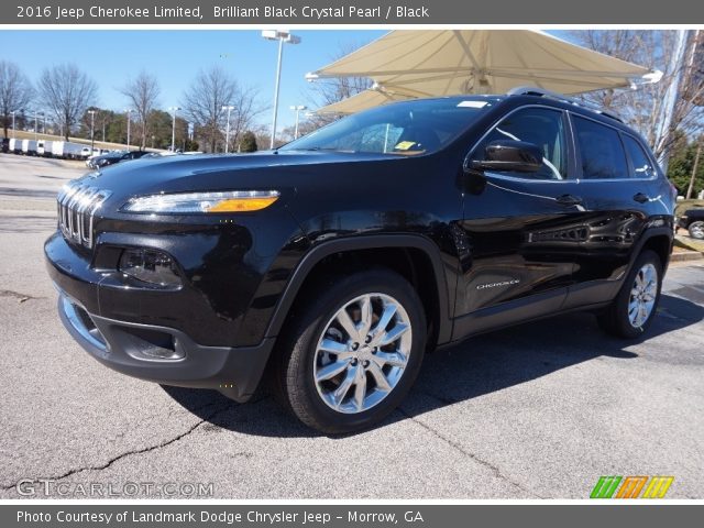 2016 Jeep Cherokee Limited in Brilliant Black Crystal Pearl