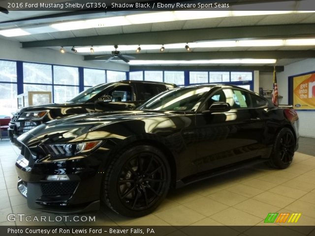 2016 Ford Mustang Shelby GT350 in Shadow Black