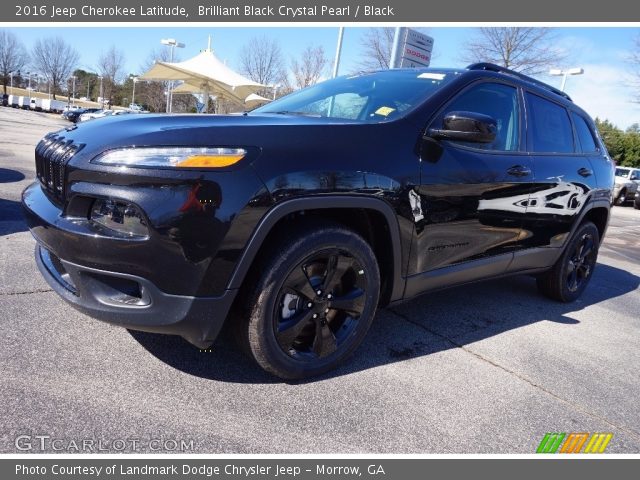 2016 Jeep Cherokee Latitude in Brilliant Black Crystal Pearl