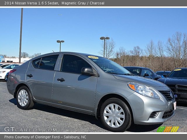 2014 Nissan Versa 1.6 S Sedan in Magnetic Gray