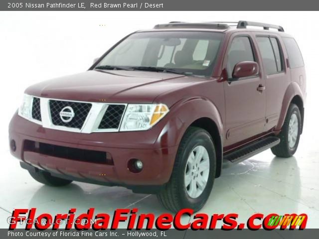 2005 Nissan Pathfinder LE in Red Brawn Pearl