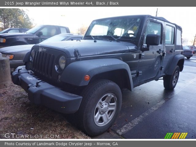 2015 Jeep Wrangler Unlimited Willys Wheeler 4x4 in Black