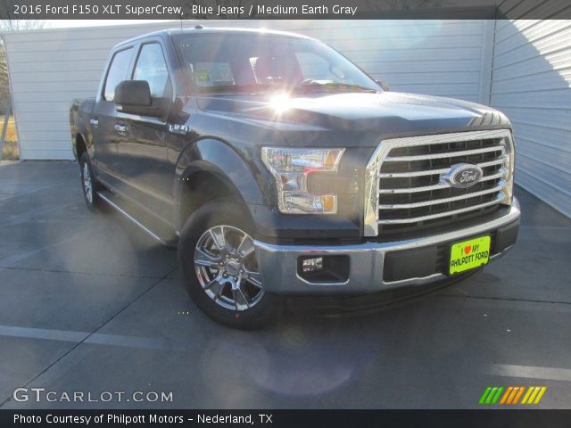 2016 Ford F150 XLT SuperCrew in Blue Jeans