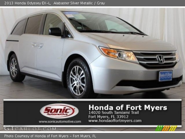 2013 Honda Odyssey EX-L in Alabaster Silver Metallic