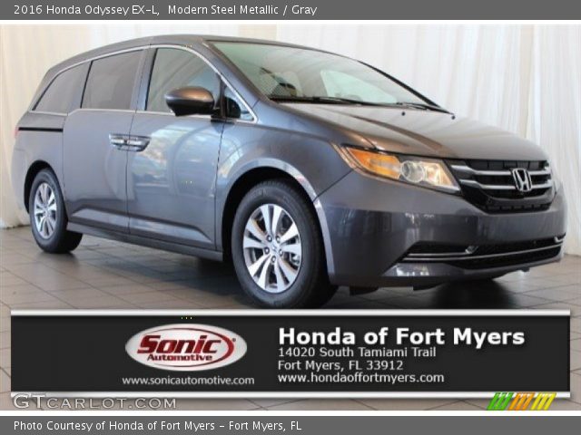 2016 Honda Odyssey EX-L in Modern Steel Metallic