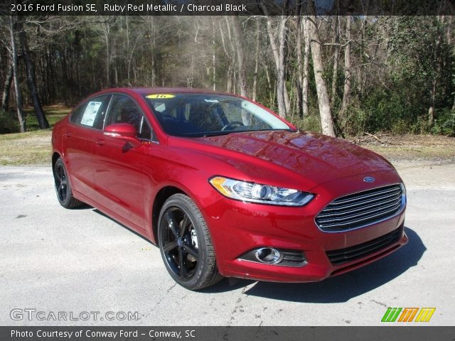2016 Ford Fusion SE in Ruby Red Metallic
