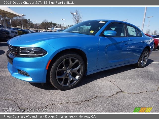 2016 Dodge Charger SXT in B5 Blue Pearl