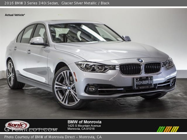 2016 BMW 3 Series 340i Sedan in Glacier Silver Metallic