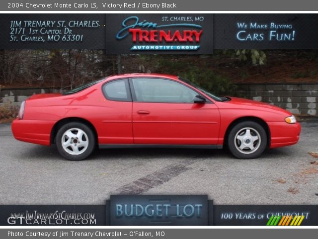 2004 Chevrolet Monte Carlo LS in Victory Red