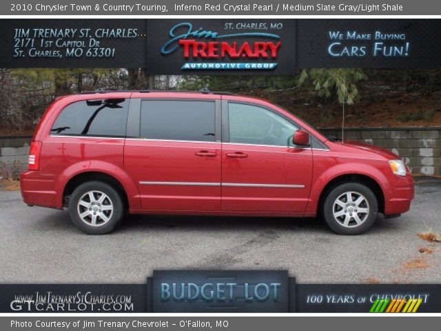 2010 Chrysler Town & Country Touring in Inferno Red Crystal Pearl