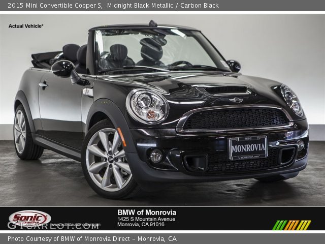 2015 Mini Convertible Cooper S in Midnight Black Metallic
