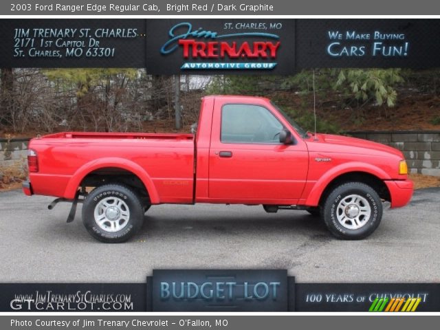 2003 Ford Ranger Edge Regular Cab in Bright Red