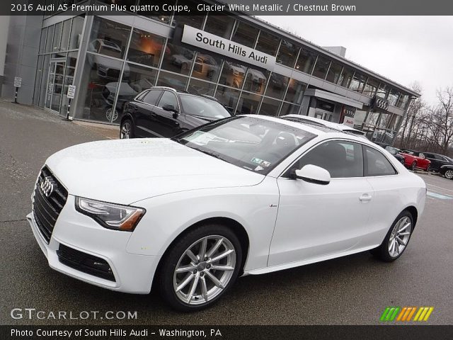 2016 Audi A5 Premium Plus quattro Coupe in Glacier White Metallic