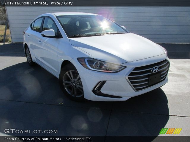 2017 Hyundai Elantra SE in White