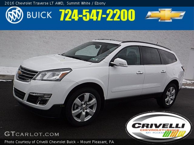 2016 Chevrolet Traverse LT AWD in Summit White