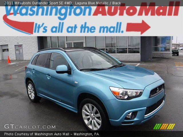 2011 Mitsubishi Outlander Sport SE 4WD in Laguna Blue Metallic