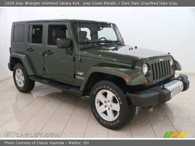 2008 Jeep Wrangler Unlimited Sahara 4x4 in Jeep Green Metallic