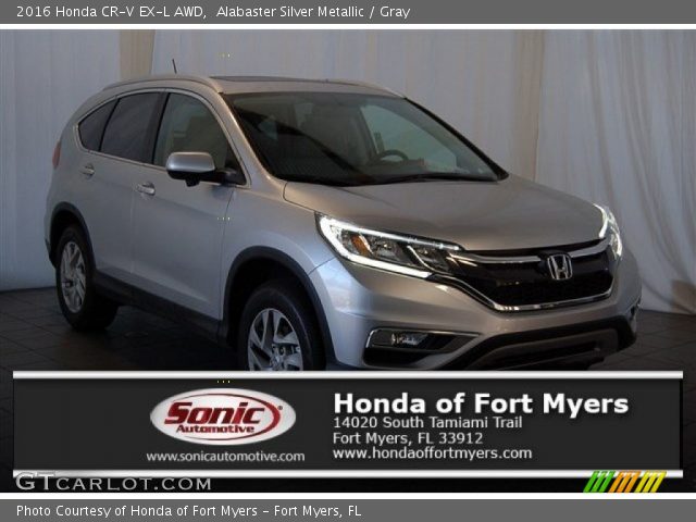 2016 Honda CR-V EX-L AWD in Alabaster Silver Metallic